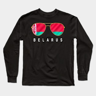 Belarus Sunglasses, Belarus Flag, Belarus gift , Belarusian Long Sleeve T-Shirt